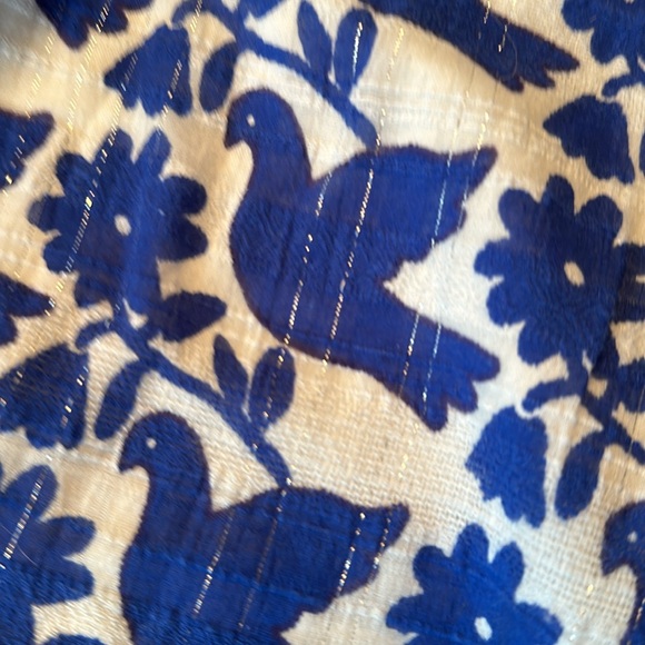 Old Navy Strapless Bluebird Pattern Dress. Size 8. - Picture 3 of 8